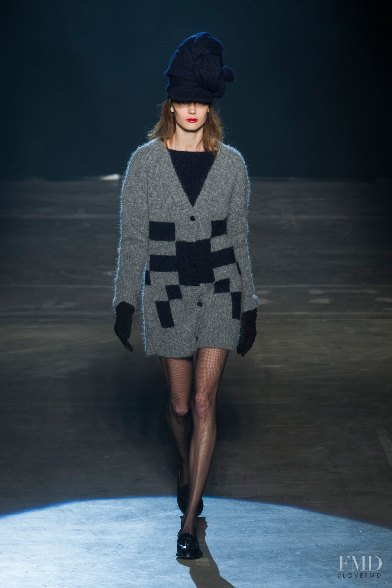 Diana Moldovan featured in  the Boy by Band Of Outsiders fashion show for Autumn/Winter 2013