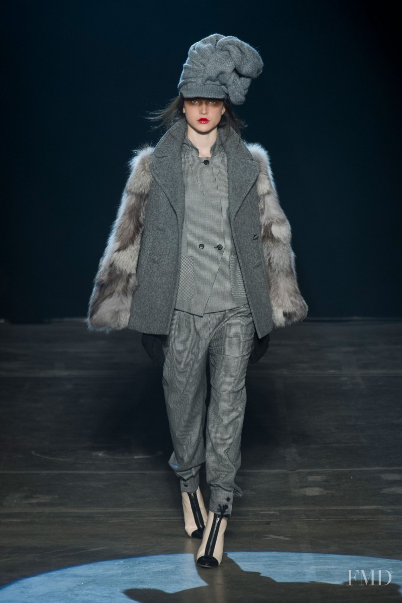 Zoe Colivas featured in  the Boy by Band Of Outsiders fashion show for Autumn/Winter 2013