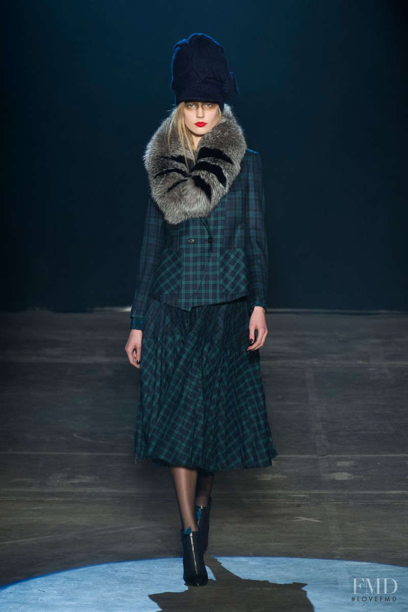 Elisabeth Erm featured in  the Boy by Band Of Outsiders fashion show for Autumn/Winter 2013