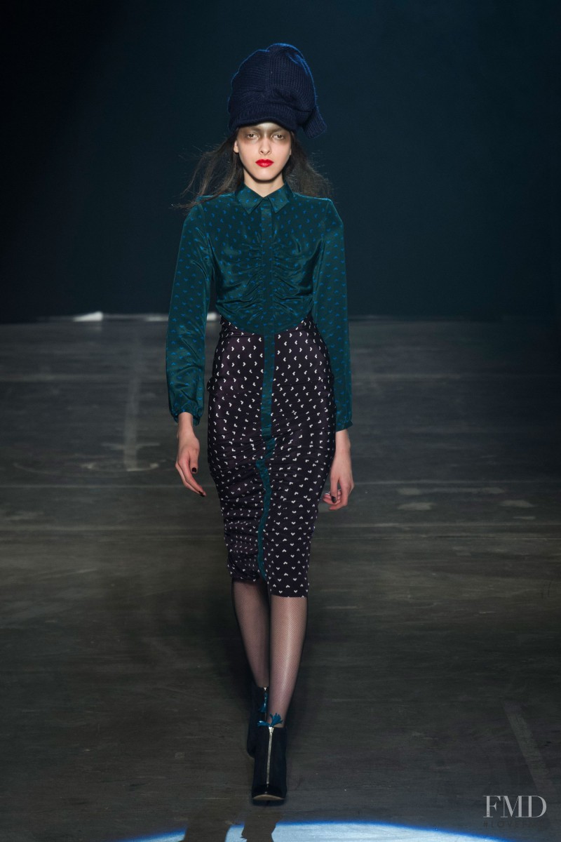 Clarice Vitkauskas featured in  the Boy by Band Of Outsiders fashion show for Autumn/Winter 2013