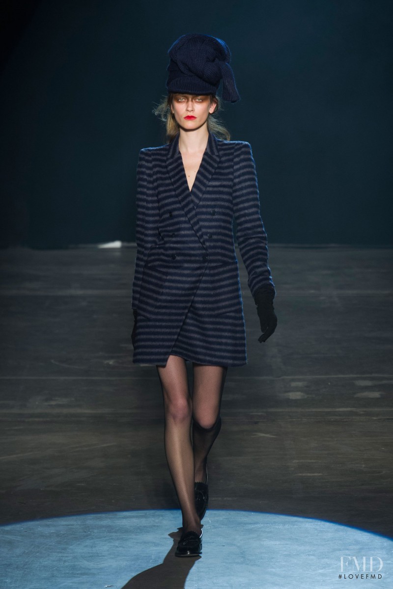 Marlena Szoka featured in  the Boy by Band Of Outsiders fashion show for Autumn/Winter 2013