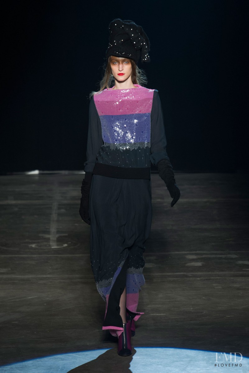 Franzi Mueller featured in  the Boy by Band Of Outsiders fashion show for Autumn/Winter 2013
