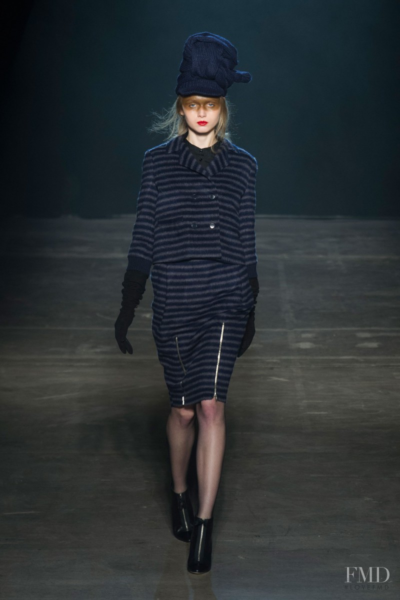 Lenka Hanakova featured in  the Boy by Band Of Outsiders fashion show for Autumn/Winter 2013