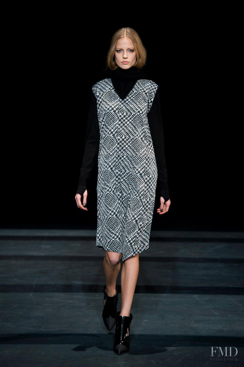 Elisabeth Erm featured in  the Tibi fashion show for Autumn/Winter 2013