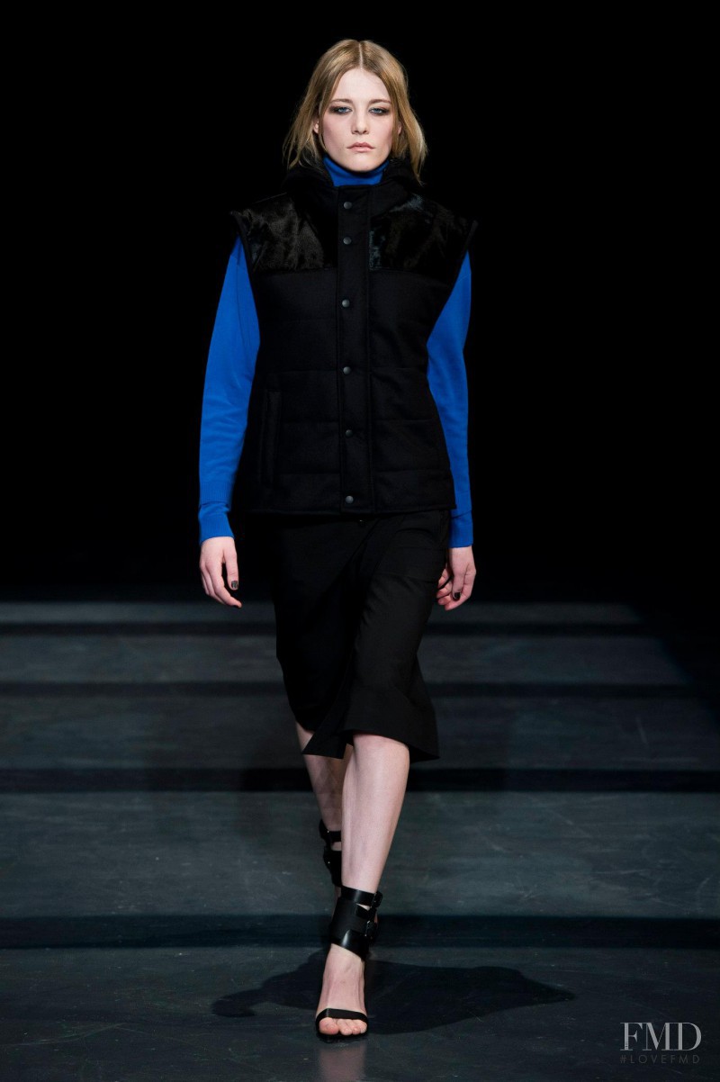 Erika Pattison featured in  the Tibi fashion show for Autumn/Winter 2013