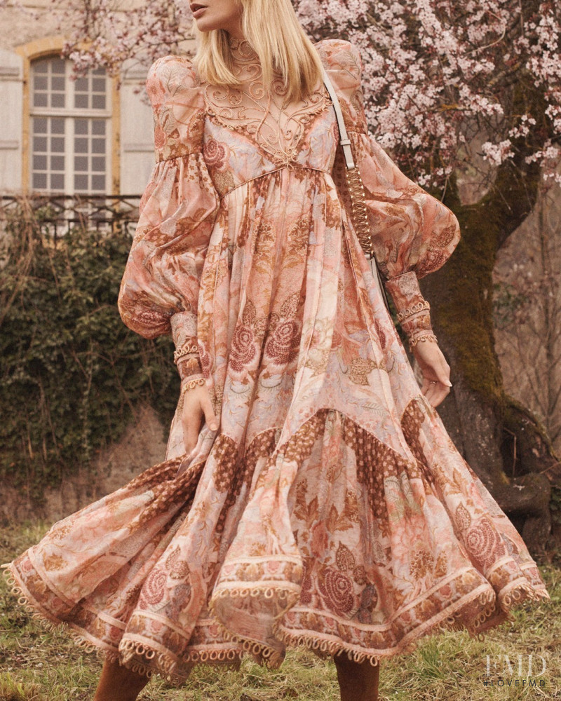 Beauise Ferwerda Bagmeyer featured in  the Zimmermann advertisement for Fall 2022