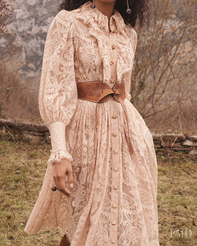 Beauise Ferwerda Bagmeyer featured in  the Zimmermann advertisement for Fall 2022