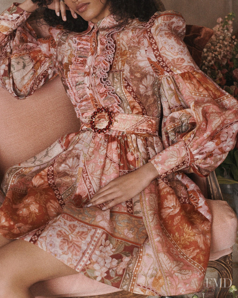 Beauise Ferwerda Bagmeyer featured in  the Zimmermann advertisement for Fall 2022