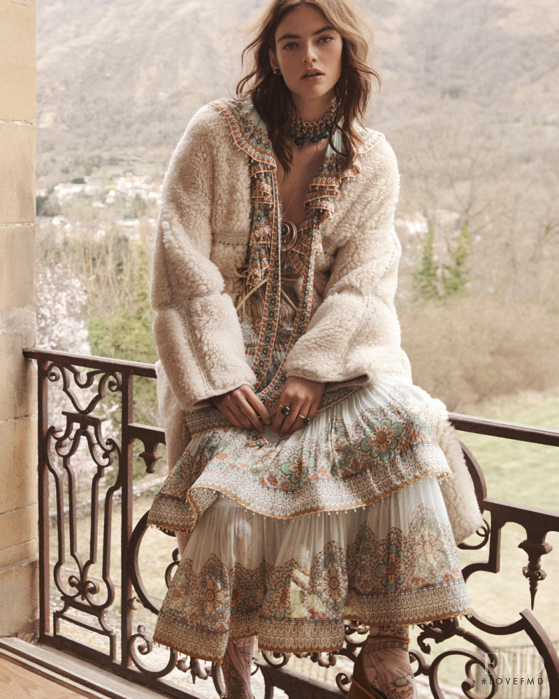 Beauise Ferwerda Bagmeyer featured in  the Zimmermann advertisement for Fall 2022