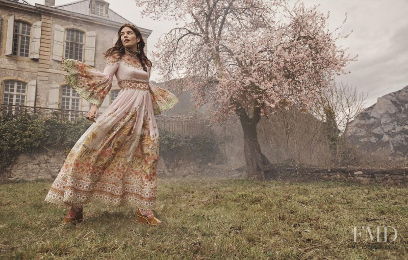 Beauise Ferwerda Bagmeyer featured in  the Zimmermann advertisement for Fall 2022