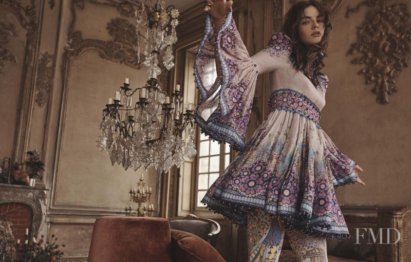 Beauise Ferwerda Bagmeyer featured in  the Zimmermann advertisement for Fall 2022