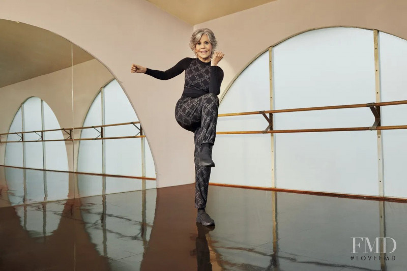 H&M H&M Move Collection featuring Jane Fonda advertisement for Summer 2022