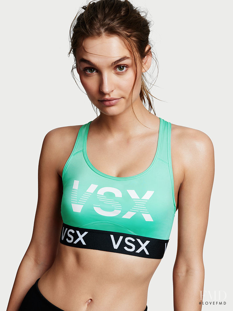 Roosmarijn de Kok featured in  the Victoria\'s Secret VSX catalogue for Spring/Summer 2016