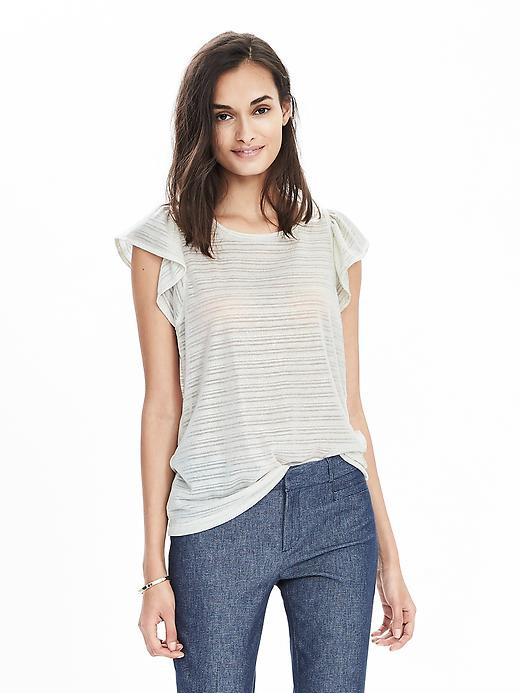 Gizele Oliveira featured in  the Banana Republic catalogue for Summer 2016