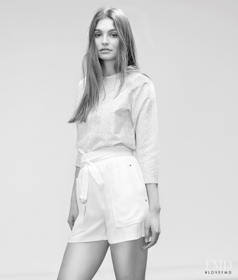 Roosmarijn de Kok featured in  the MKT Studio lookbook for Spring/Summer 2015