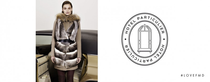 Roosmarijn de Kok featured in  the Hotel Particulier advertisement for Autumn/Winter 2015