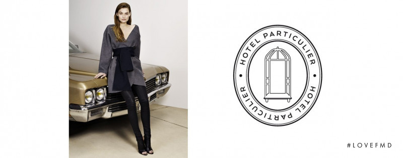 Roosmarijn de Kok featured in  the Hotel Particulier advertisement for Autumn/Winter 2015