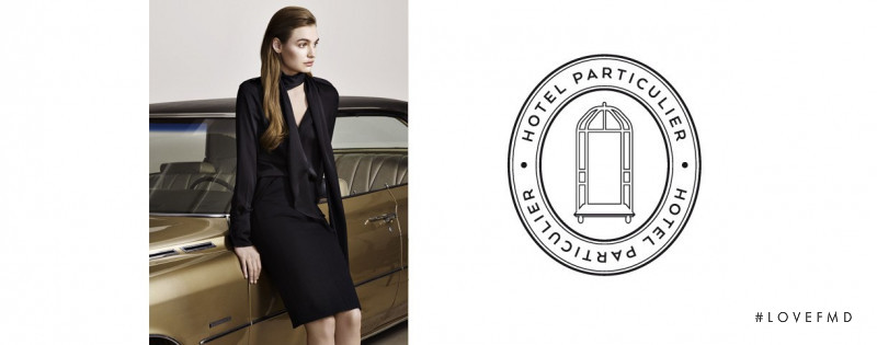 Roosmarijn de Kok featured in  the Hotel Particulier advertisement for Autumn/Winter 2015