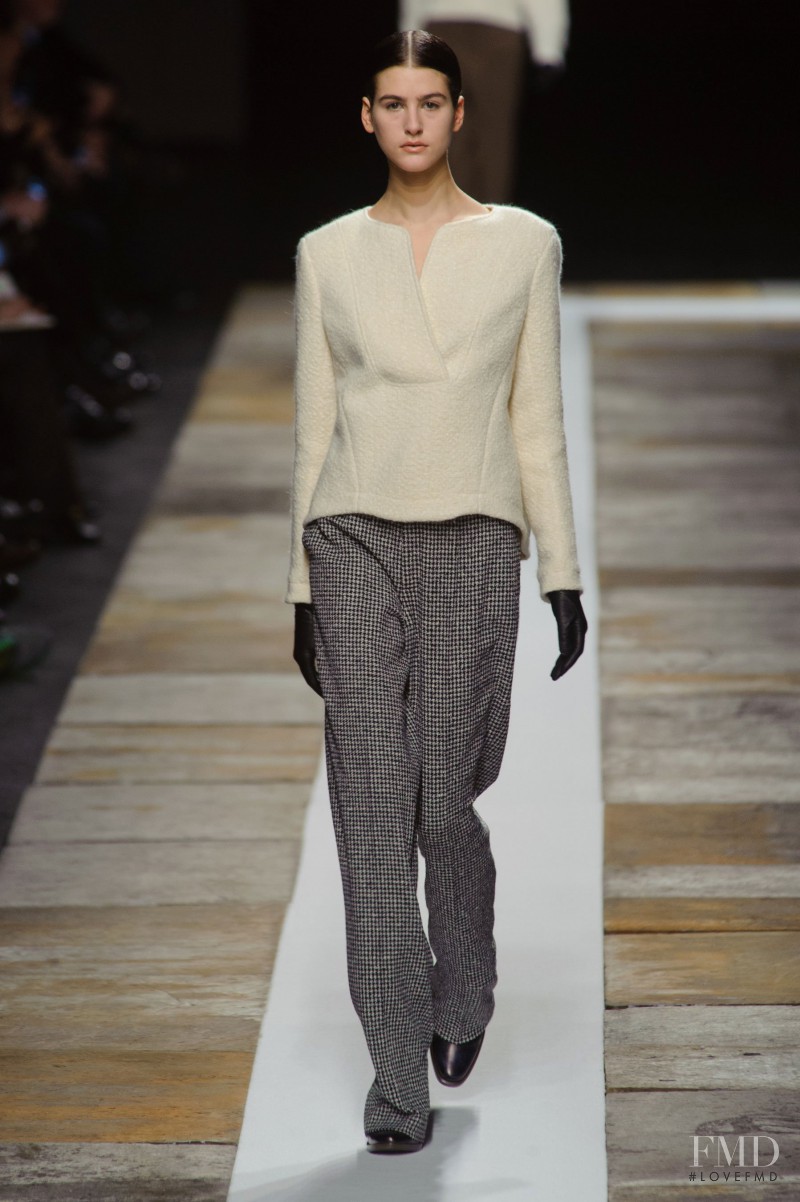 Athena Wilson featured in  the Olivier Theyskens fashion show for Autumn/Winter 2013
