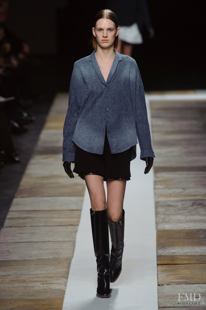 Ashleigh Good featured in  the Olivier Theyskens fashion show for Autumn/Winter 2013