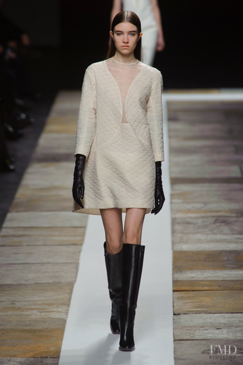 Grace Hartzel featured in  the Olivier Theyskens fashion show for Autumn/Winter 2013