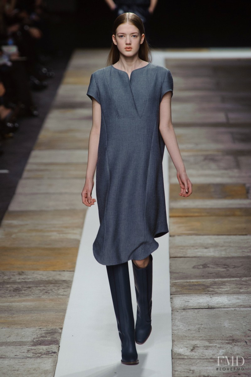Sofie Sjaastad featured in  the Olivier Theyskens fashion show for Autumn/Winter 2013