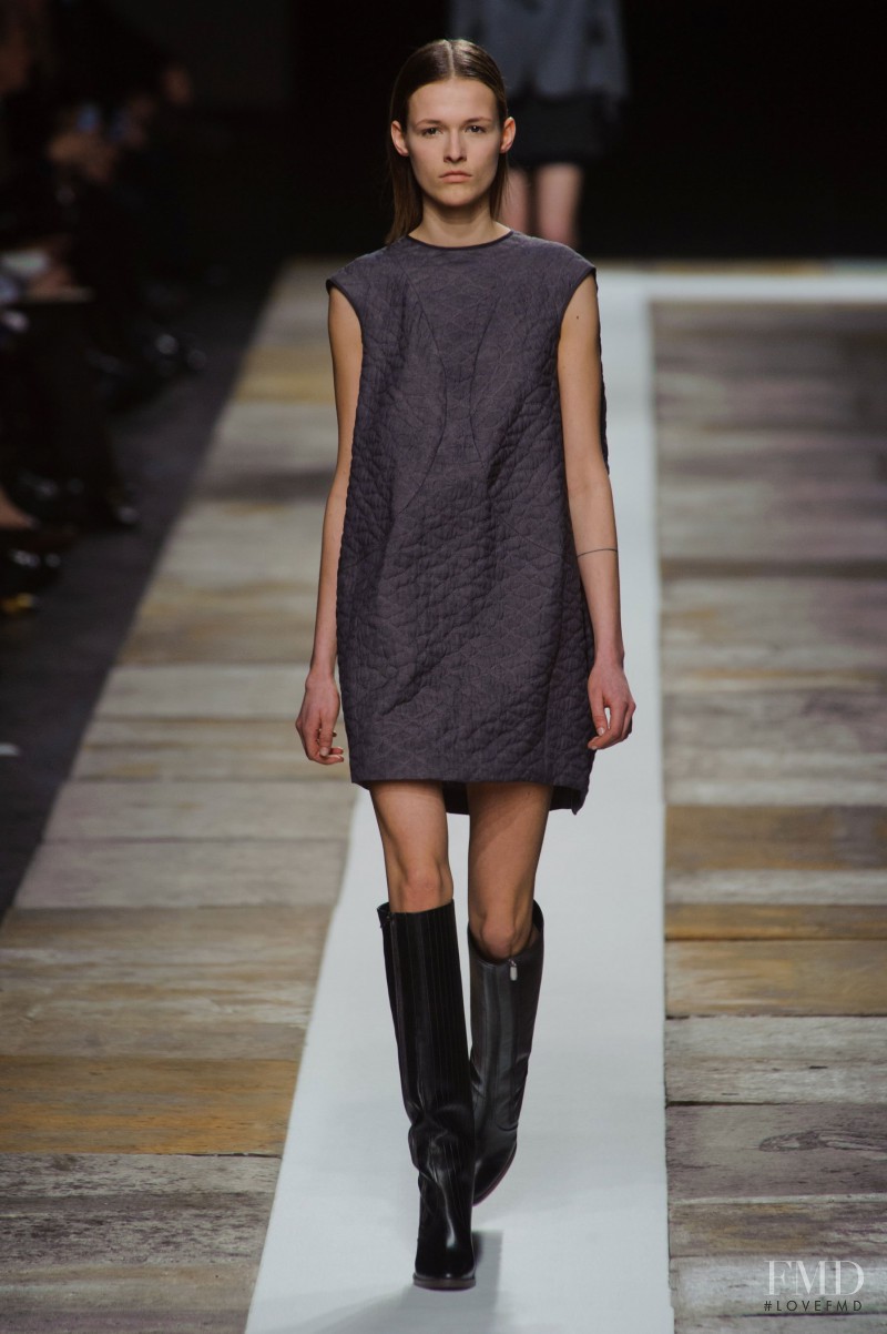 Emma  Oak featured in  the Olivier Theyskens fashion show for Autumn/Winter 2013