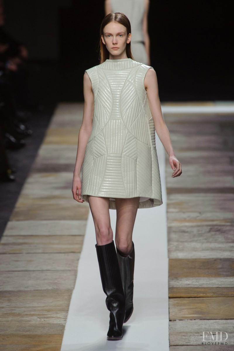 Kate Somers featured in  the Olivier Theyskens fashion show for Autumn/Winter 2013
