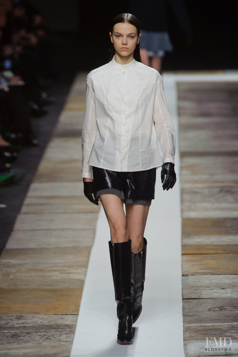 Jenna Earle featured in  the Olivier Theyskens fashion show for Autumn/Winter 2013