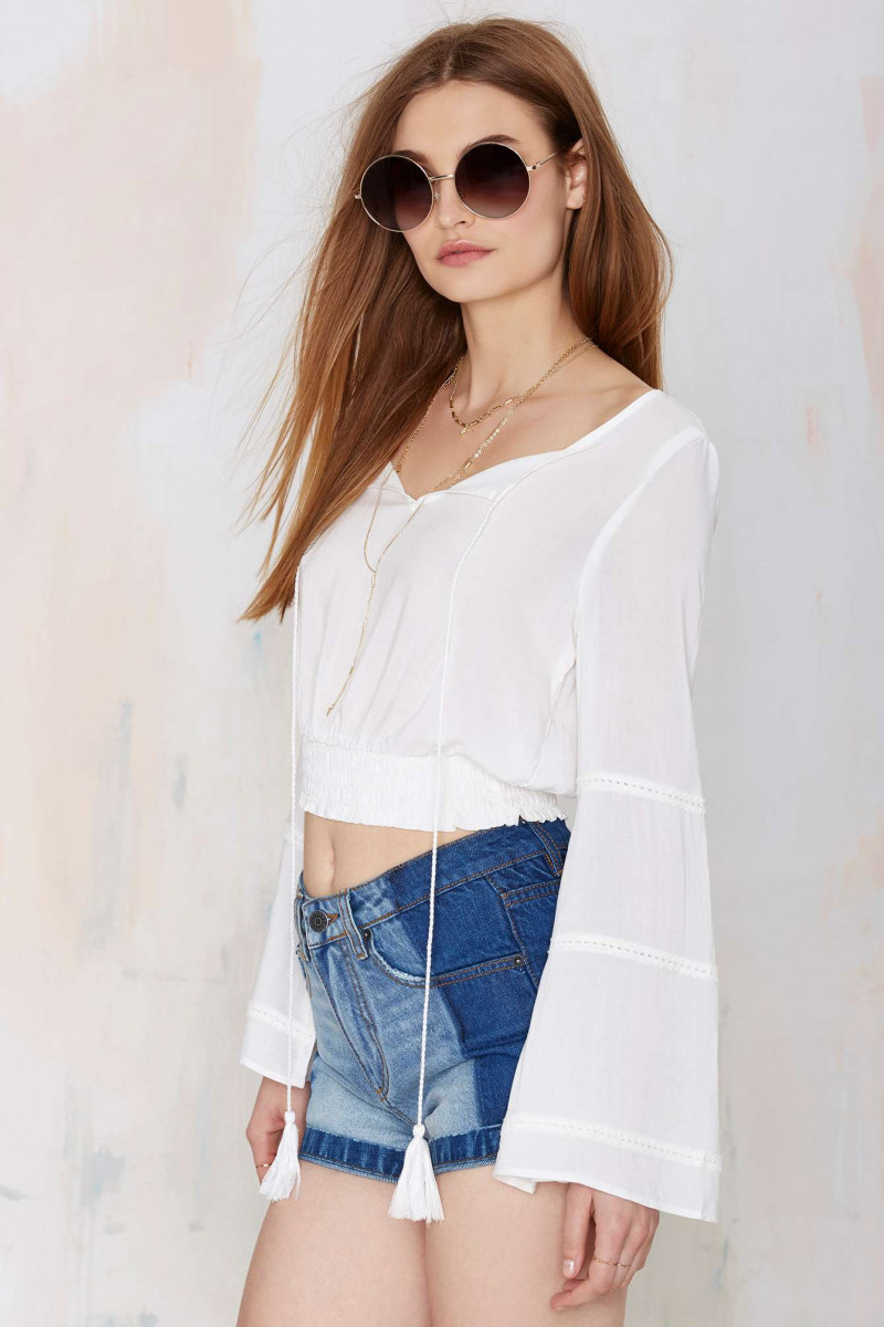 Roosmarijn de Kok featured in  the Nasty Gal catalogue for Summer 2015