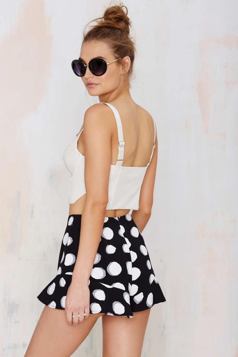 Roosmarijn de Kok featured in  the Nasty Gal catalogue for Summer 2015