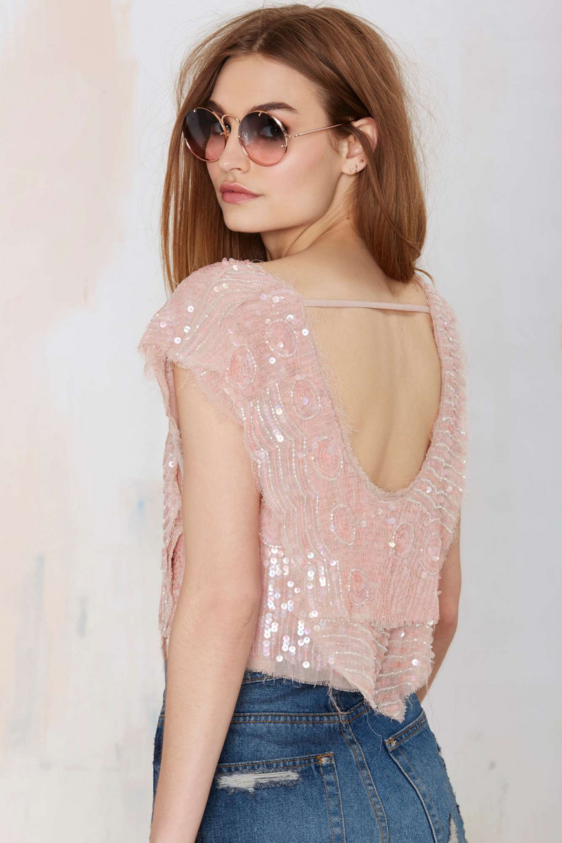 Roosmarijn de Kok featured in  the Nasty Gal catalogue for Summer 2015