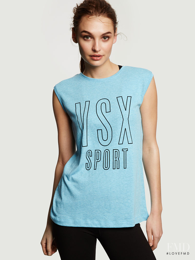 Roosmarijn de Kok featured in  the Victoria\'s Secret VSX catalogue for Spring/Summer 2015