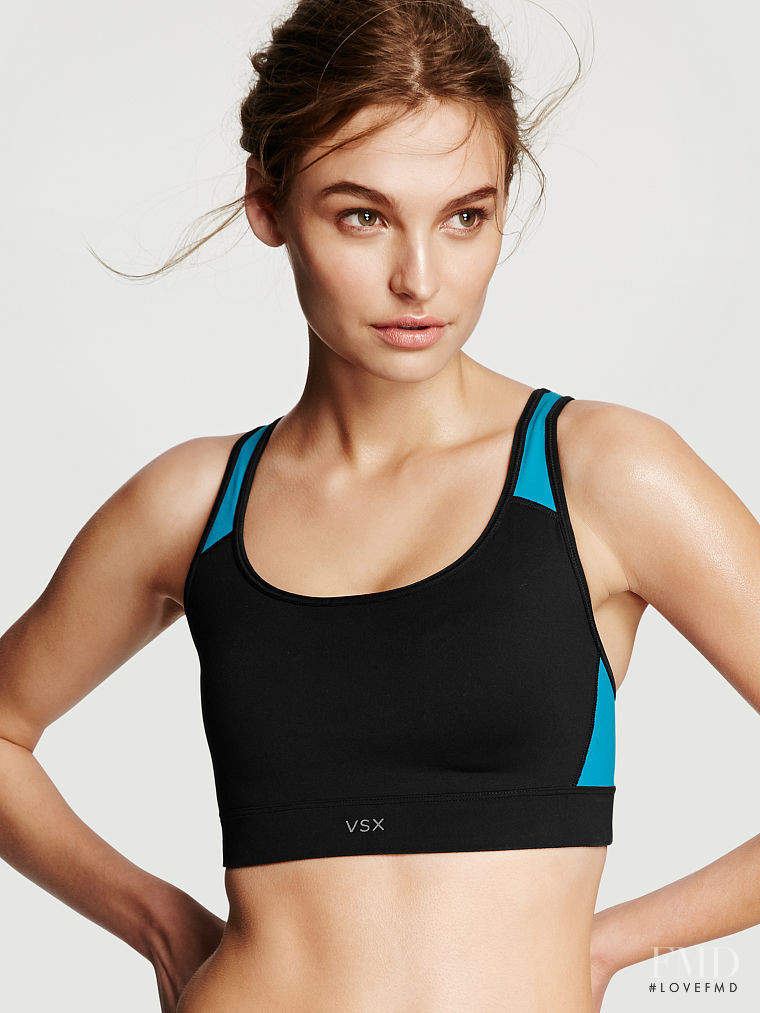 Roosmarijn de Kok featured in  the Victoria\'s Secret VSX catalogue for Spring/Summer 2015