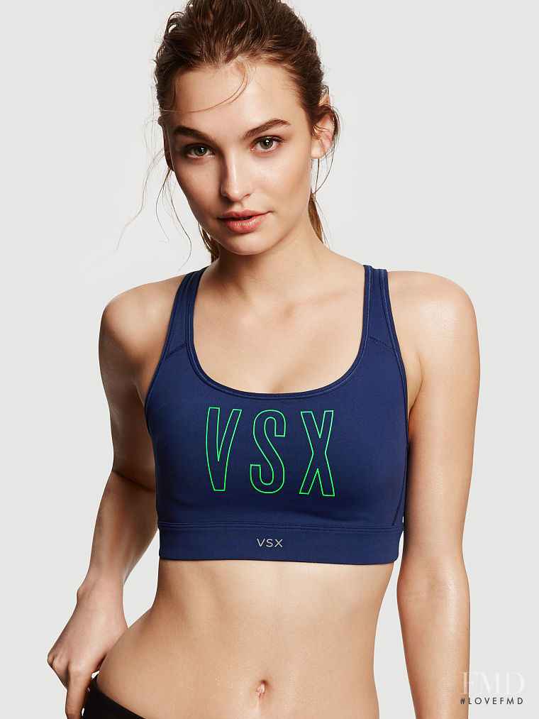 Roosmarijn de Kok featured in  the Victoria\'s Secret VSX catalogue for Spring/Summer 2015