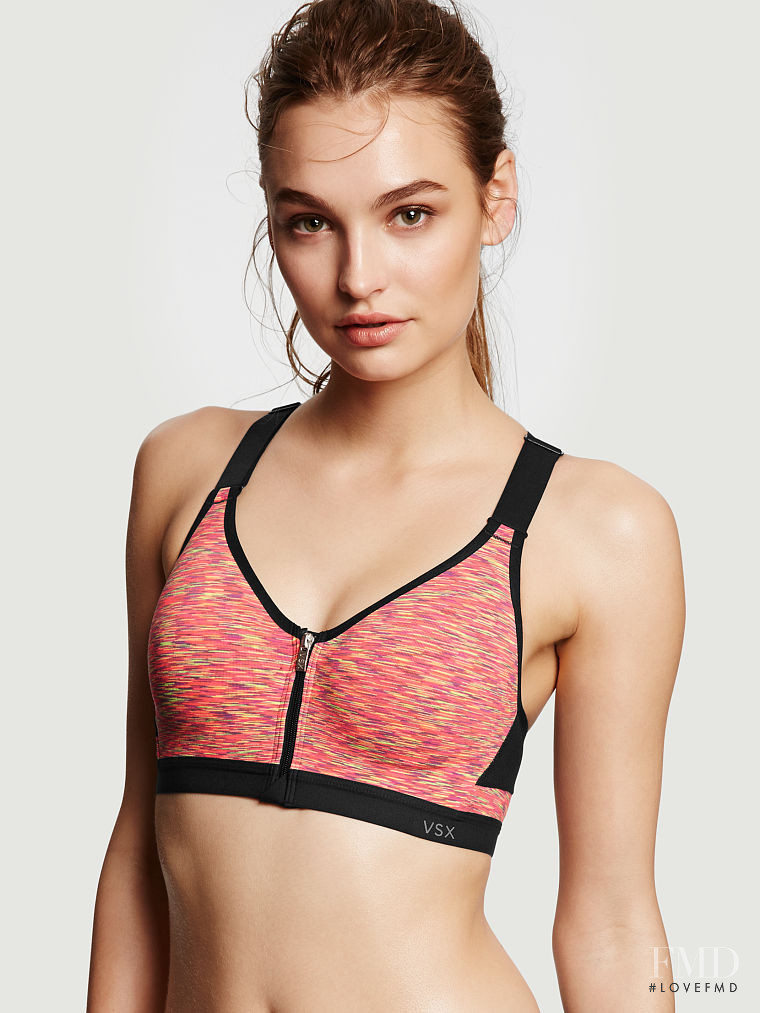 Roosmarijn de Kok featured in  the Victoria\'s Secret VSX catalogue for Spring/Summer 2015