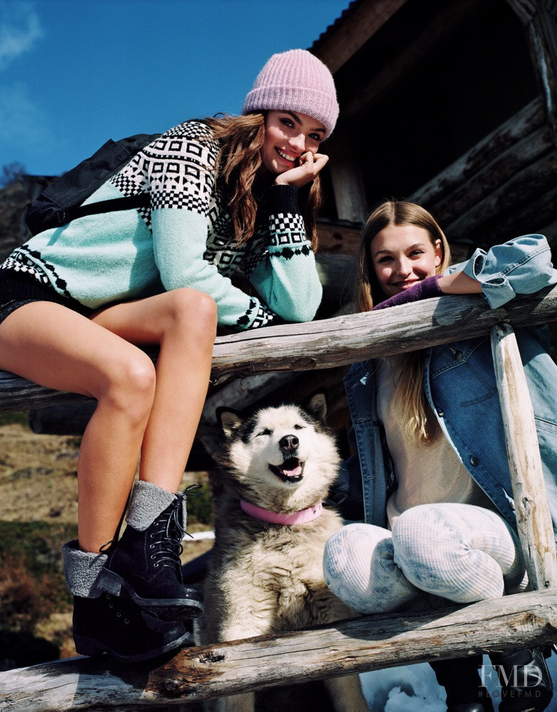 Roosmarijn de Kok featured in  the Urban Outfitters lookbook for Pre-Fall 2014