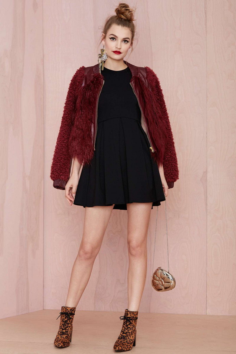 Roosmarijn de Kok featured in  the Nasty Gal catalogue for Winter 2014