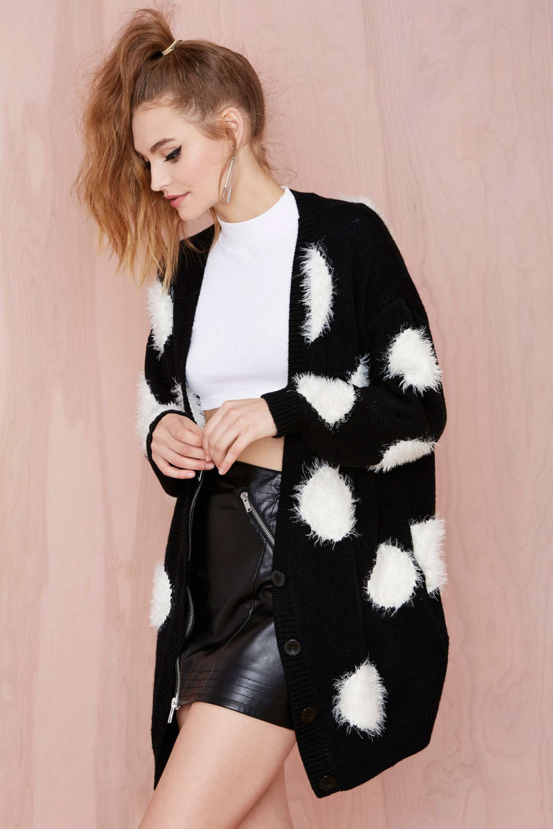 Roosmarijn de Kok featured in  the Nasty Gal catalogue for Winter 2014