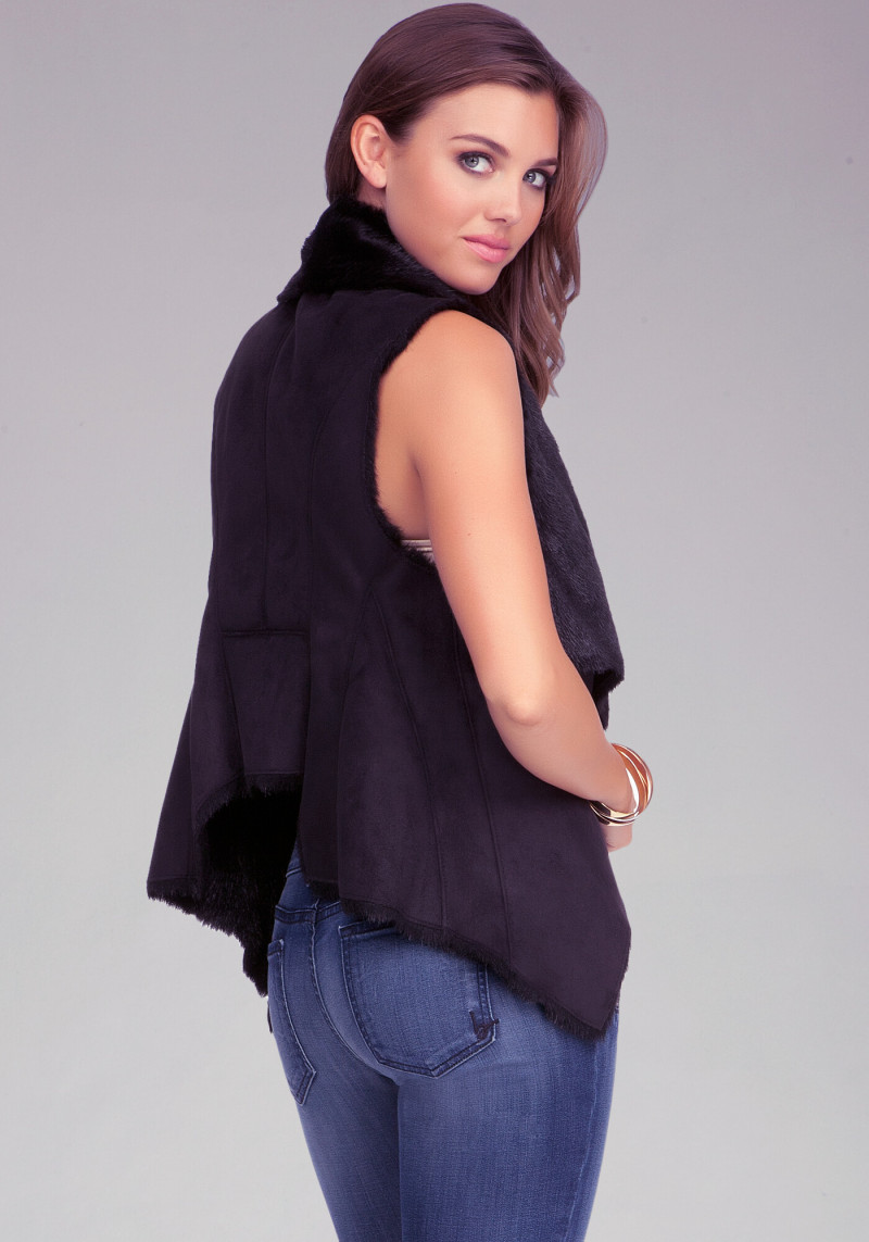 Rachel Moore featured in  the bebe catalogue for Autumn/Winter 2021