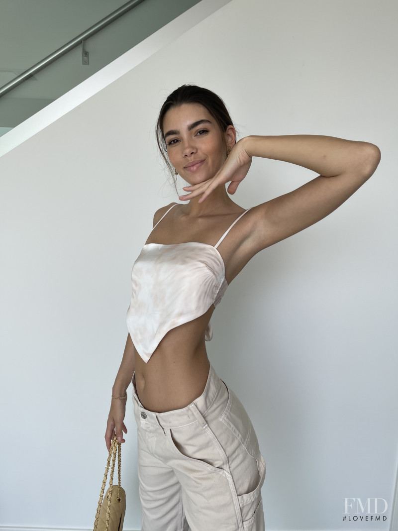 Cindy Mello featured in  the BASKY by Baskin catalogue for Spring/Summer 2021