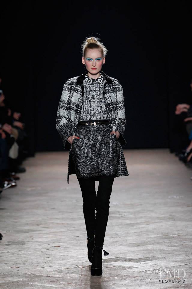 Hannare Blaauboer featured in  the Aquilano.Rimondi fashion show for Autumn/Winter 2013