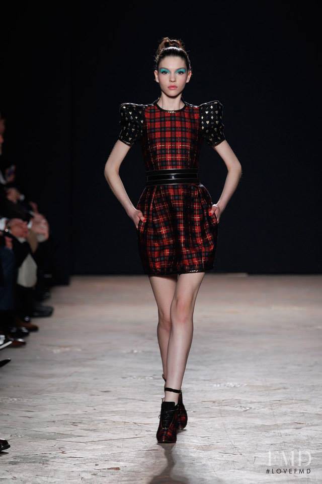 Kate Bogucharskaia featured in  the Aquilano.Rimondi fashion show for Autumn/Winter 2013