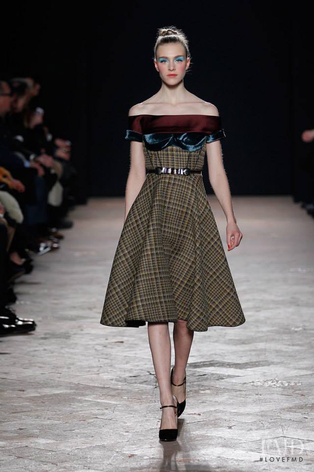 Hedvig Palm featured in  the Aquilano.Rimondi fashion show for Autumn/Winter 2013