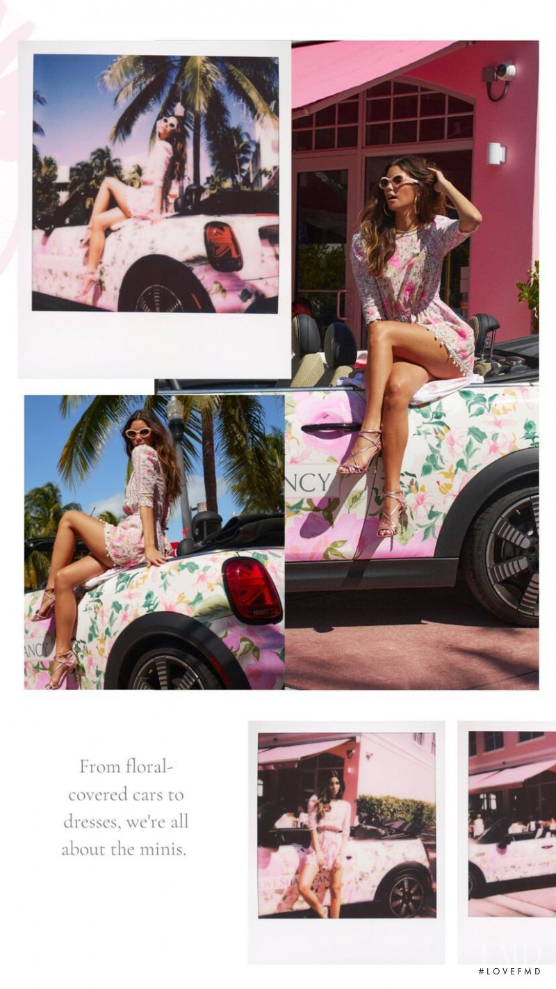 Cindy Mello featured in  the LoveShackFancy catalogue for Spring/Summer 2022