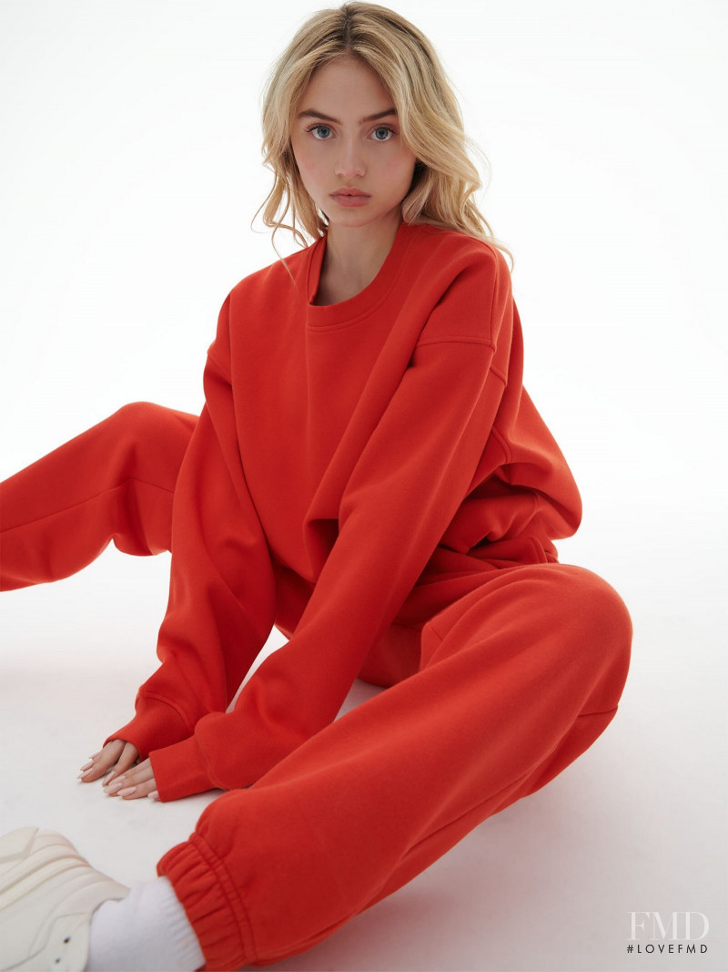 Leni Olumi Klum featured in  the About You catalogue for Autumn/Winter 2021