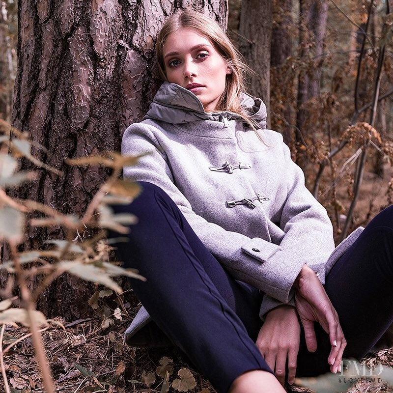 Karoline Seul featured in  the Zero Into the woods lookbook for Fall 2018