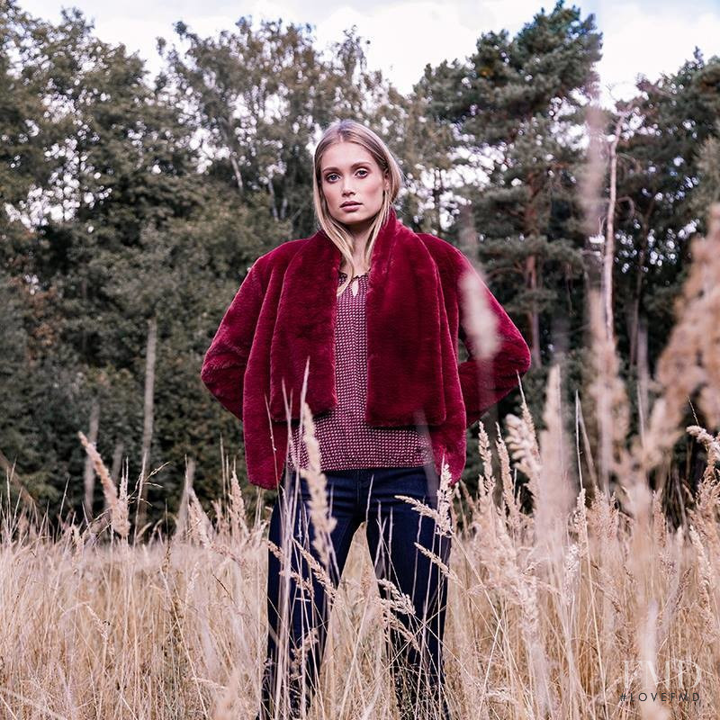 Karoline Seul featured in  the Zero Into the woods lookbook for Fall 2018