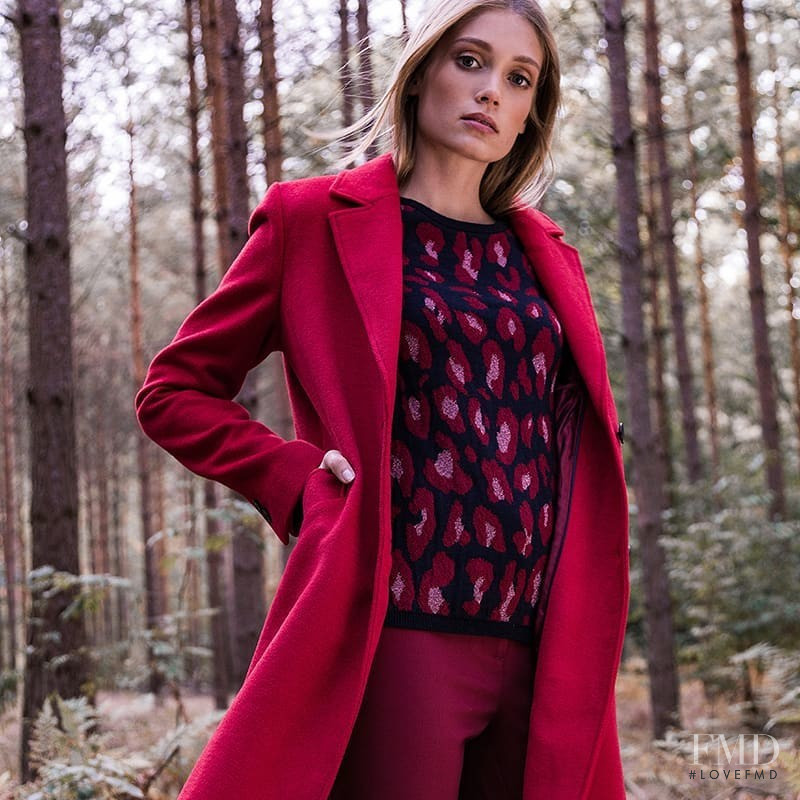 Karoline Seul featured in  the Zero Into the woods lookbook for Fall 2018