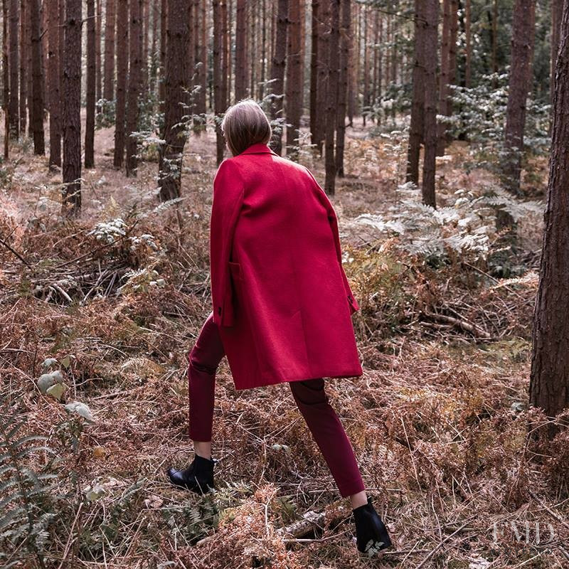 Karoline Seul featured in  the Zero Into the woods lookbook for Fall 2018